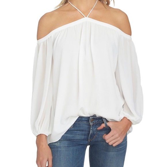 Vince Camuto Tops - Vince Camuto Long Sleeve Off-Shoulder Blouse Sz. L